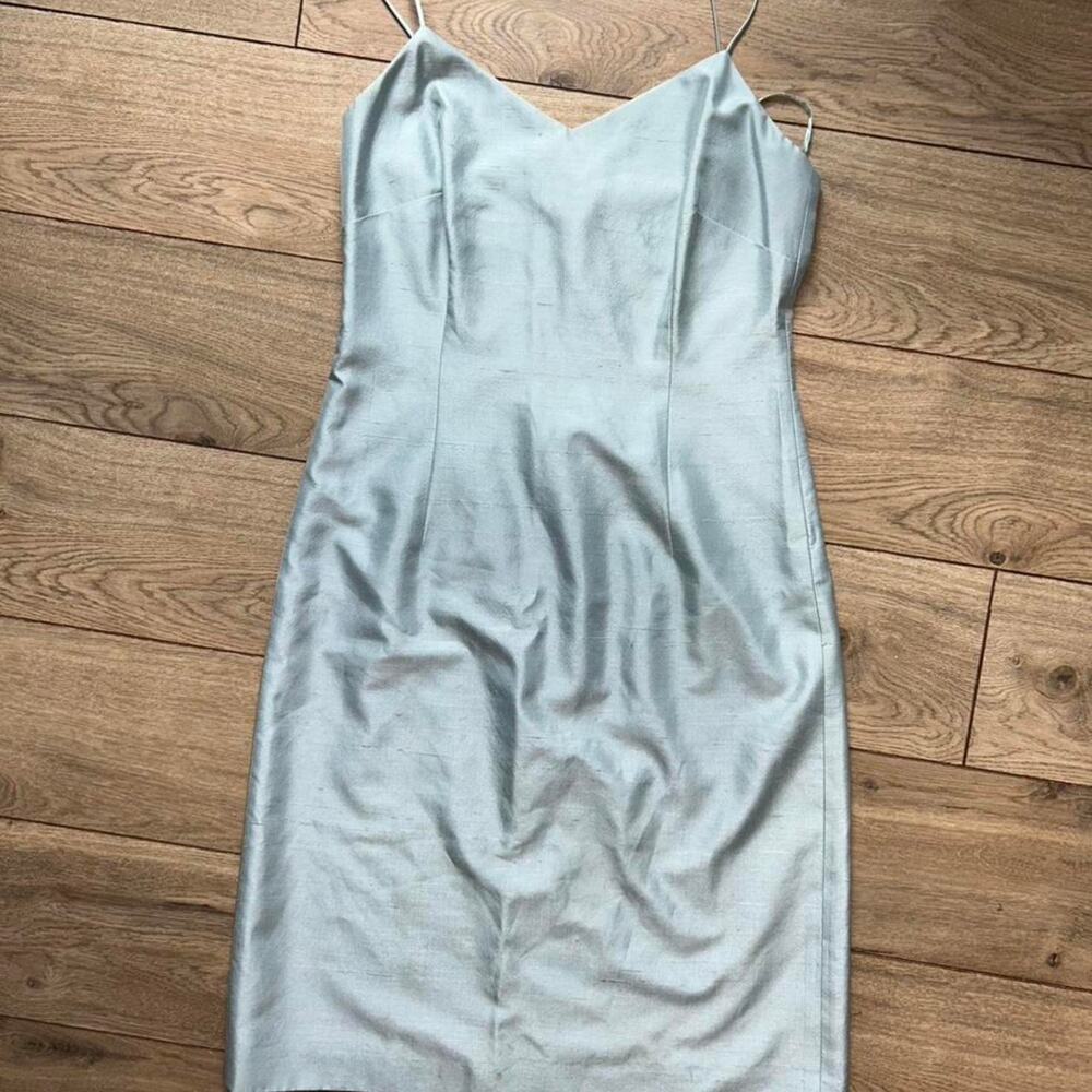 Ann taylor light blue silk